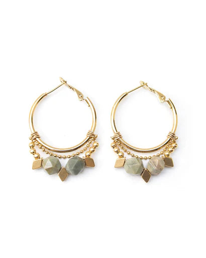 Boucles d'oreilles Zenith Or - arloca