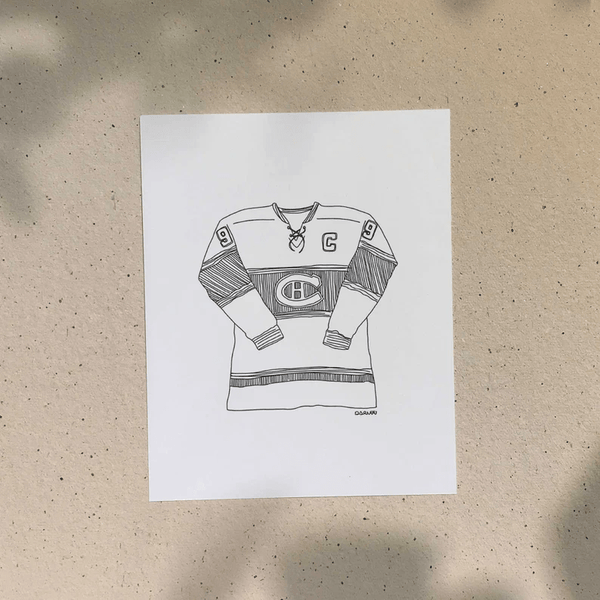 Affiche Club de Hockey Les canadiens de Montréal 8"x10" - arloca