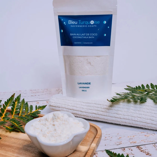 Bain moussant au lait de coco Lavande.