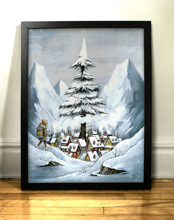 Affiche Le Village 11"x14" - arloca