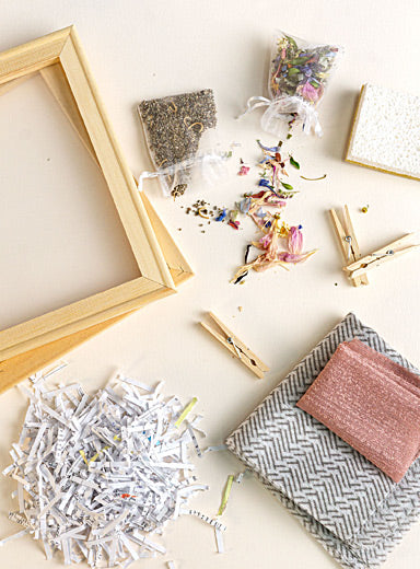 Ensemble de fabrication de papier recyclé - arloca