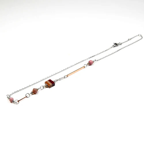 Collier Oumari rose