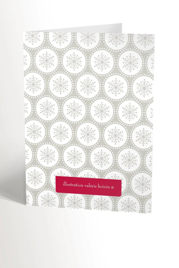 Carte de voeux Noël scandinave