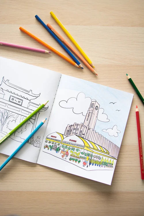 Livre à colorier Montréal en images