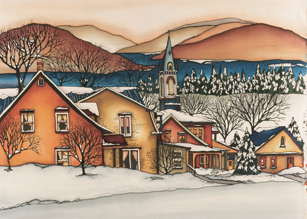 Carte de souhaits Charlevoix Québec