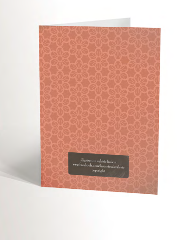 Carte de voeux Les pivoines - arloca