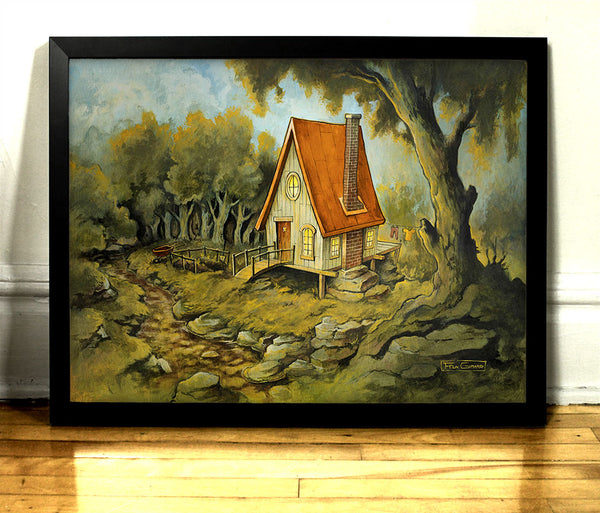 Affiche Maison dans la forêt 11"x14" - arloca