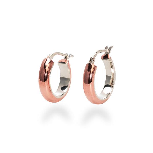 Boucles d'oreilles rondes en cuivre - arloca