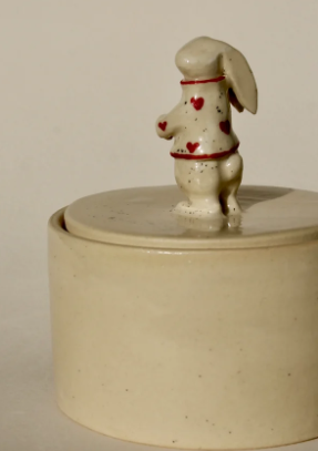 Coffret en céramique Lapin