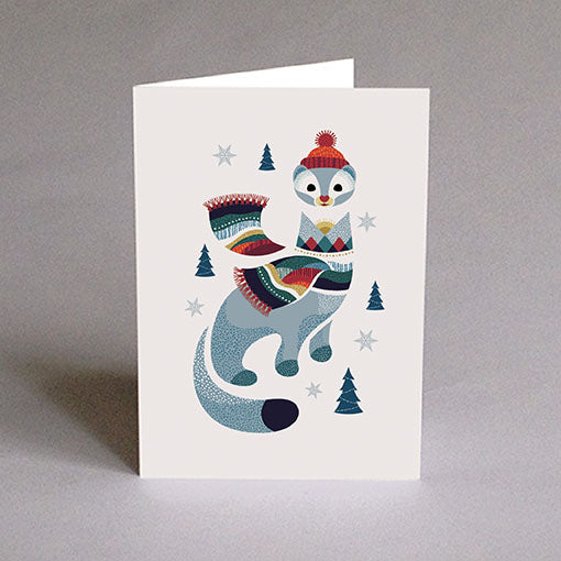 Carte de souhaits Betty la belette