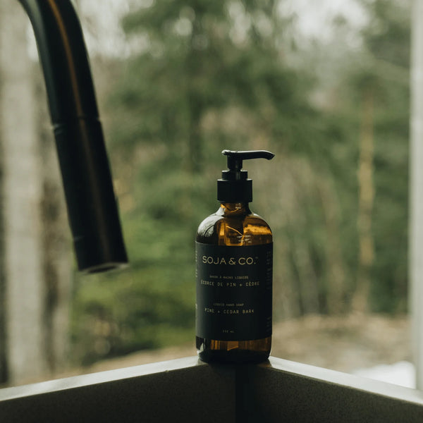 Savon à main liquide écorce de pin & cèdre - arloca