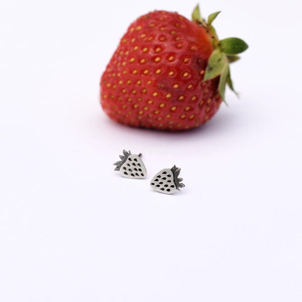 Boucles d'oreilles Fraises
