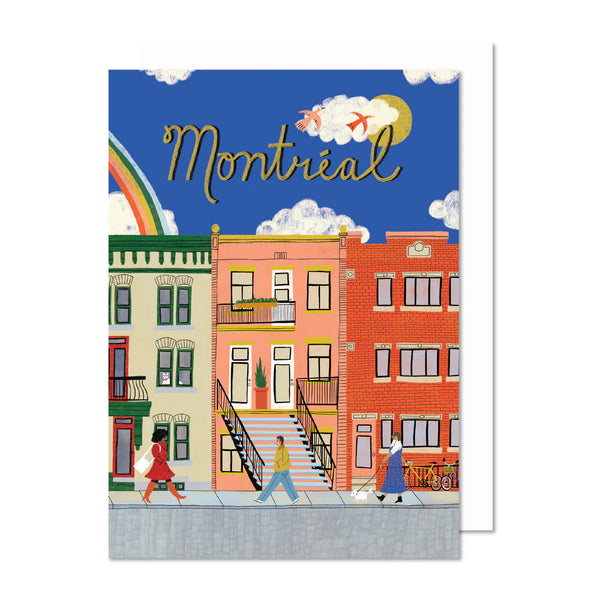 Carte de souhaits Rue de Montréal