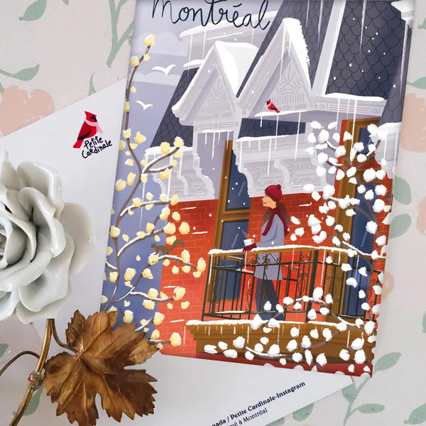 Carte postale Montréal en hiver