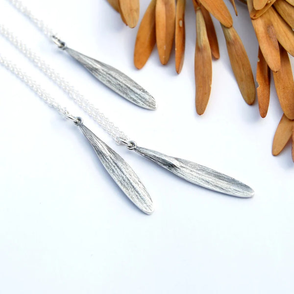 Collier Frêne en argent - arloca