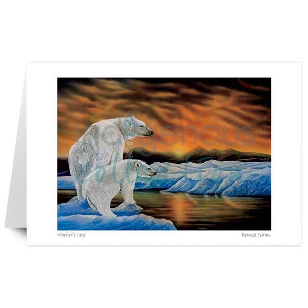 Carte de souhaits L'amour d'une mère