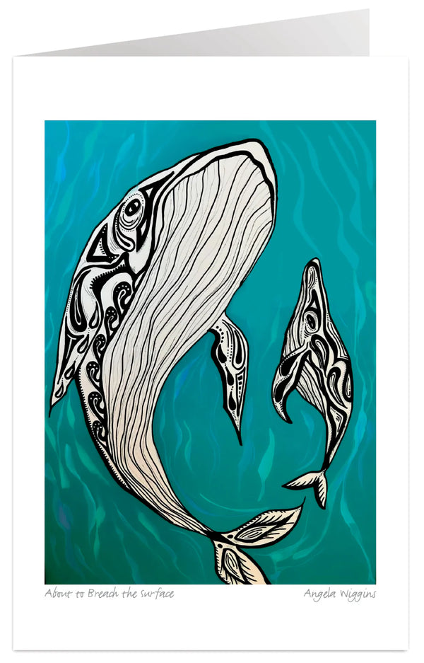 Carte de souhaits Sur le point de percer la surface - arloca