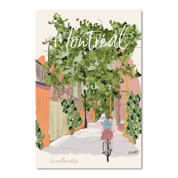 Carte postale Ruelle verte de Montréal - arloca