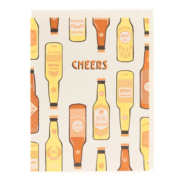 Carte de souhaits Bière artisanale Cheers - arloca