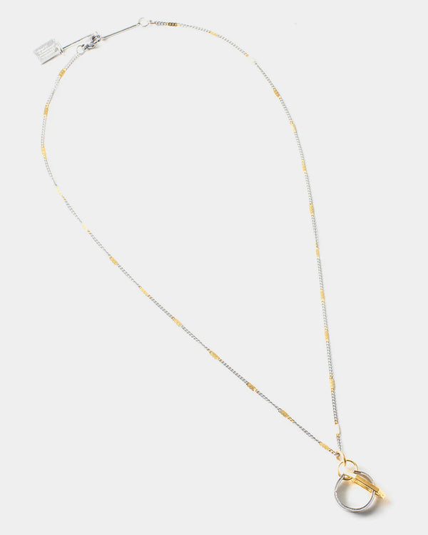 Collier Amsterdam Étain et or - arloca