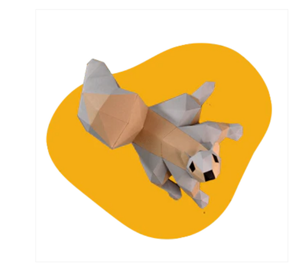 Kit de casse-têtes en 3D L'écureuil sur un arbre - arloca