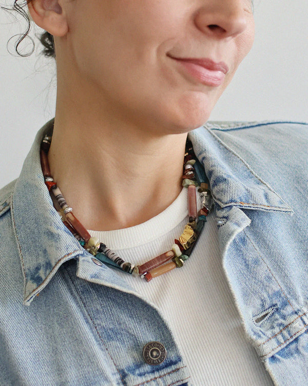 Collier Miram Fleurs d'automne