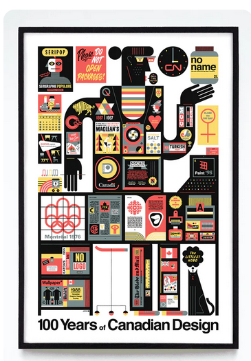 Affiche 100 ans de Design canadien - arloca