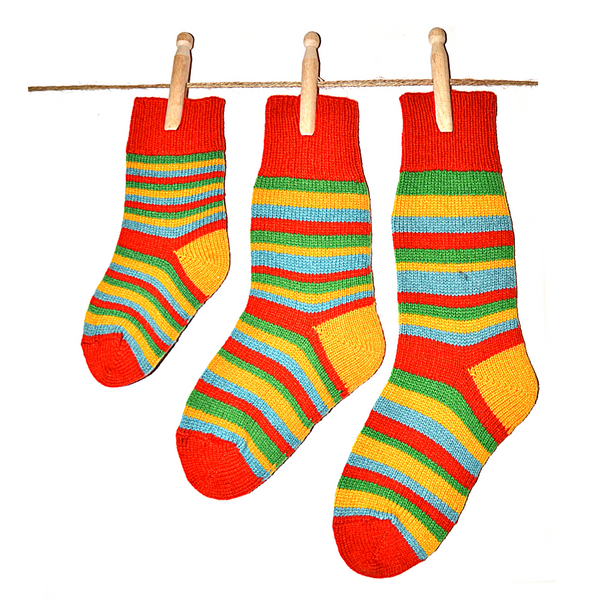 Bas de laine pour enfants Le clown - arloca