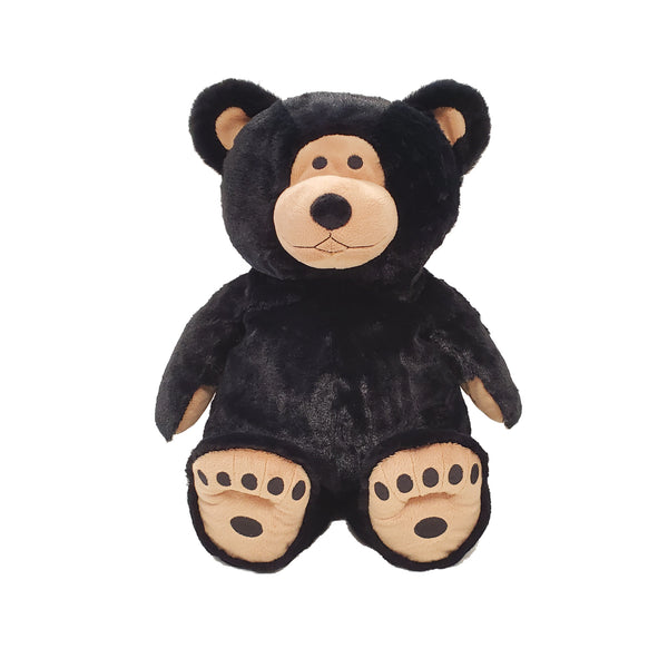 Peluche chauffante ourson noir
