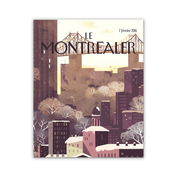 Affiche Le Montréaler - 7 février 2016 - arloca