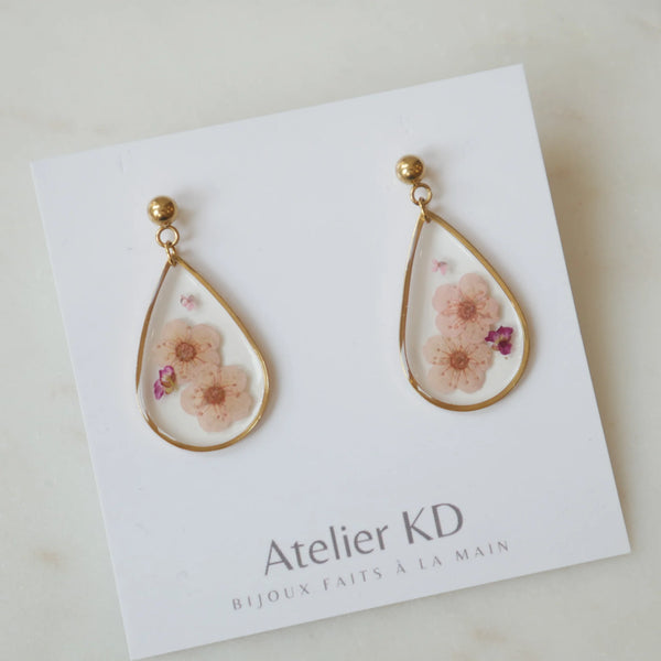 Boucles d'oreilles Édition spéciale Rose - arloca