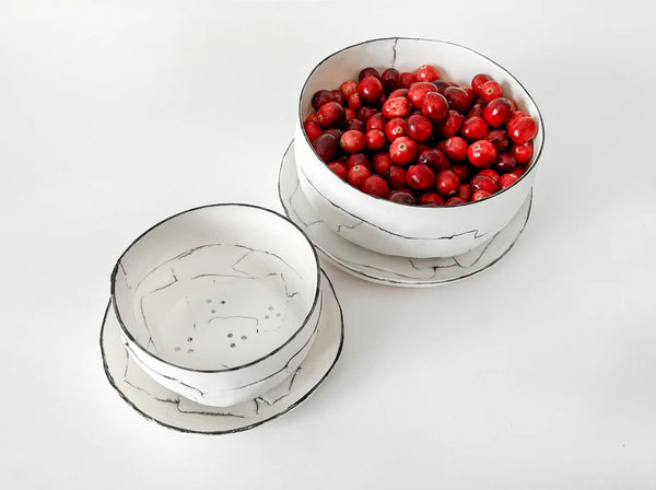 Passoire à fruits De Blanc et de Noir - arloca