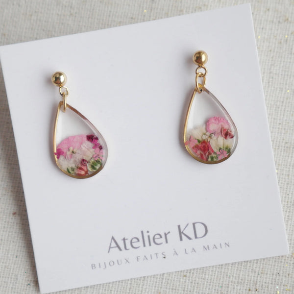 Boucles d’oreilles bouquet - Perles - arloca
