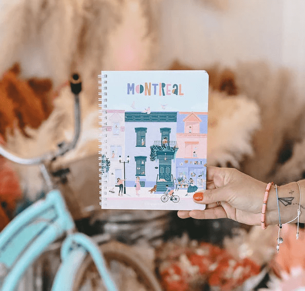 Cahier à spirales Montréal - arloca