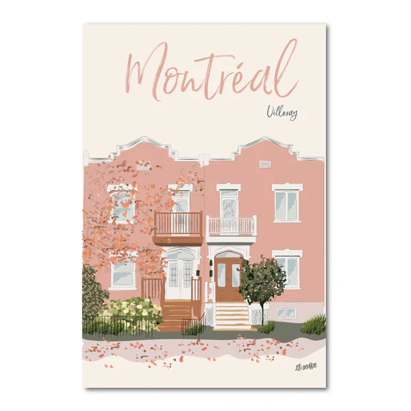 Carte postale Façade Villeray - arloca
