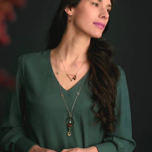 Collier Tangor vert - arloca