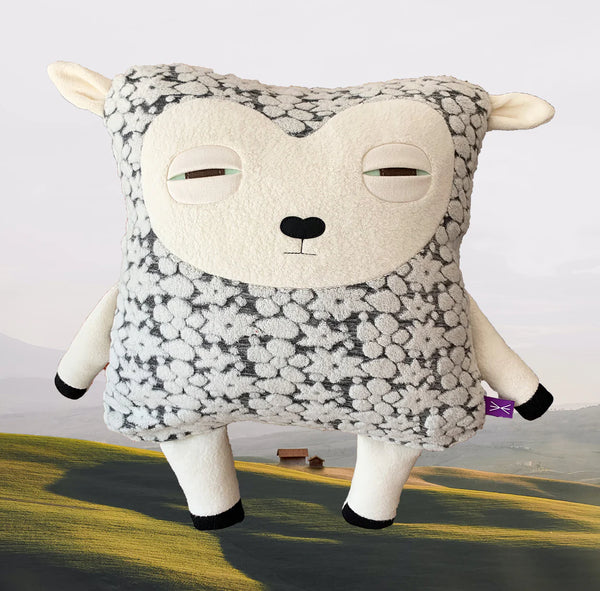 Coussin Mouton noir - arloca