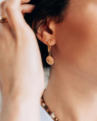 Boucles d'oreilles Orilia or - arloca