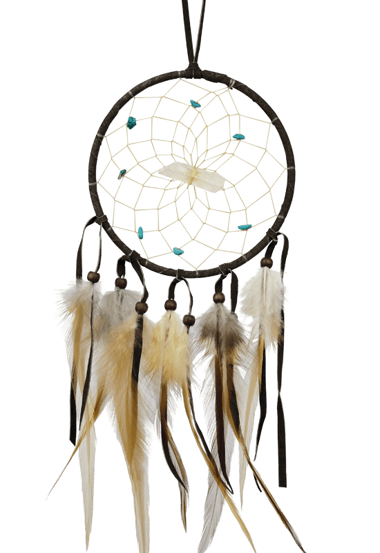 Capteur de rêves 4" Vision - Brun foncé - arloca