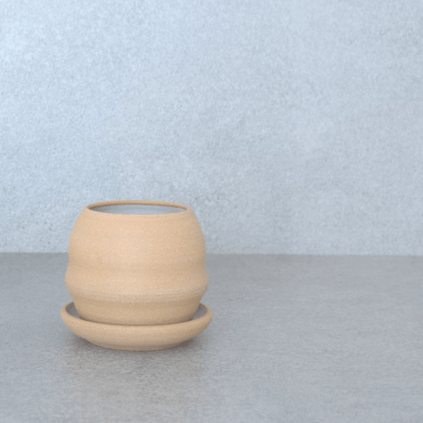 Jardinière en céramique avec soucoupe - arloca