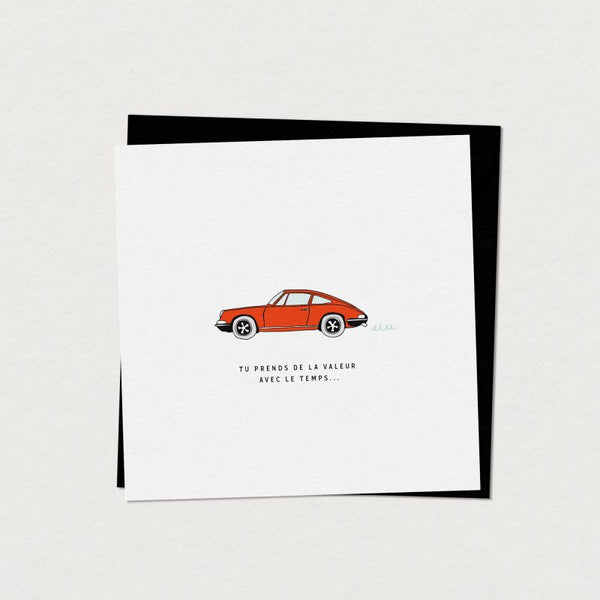 Carte de souhaits Porsche