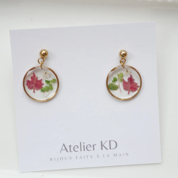 Boucles d'oreilles Forêt