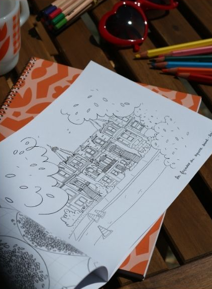 Livre à colorier Montréal en couleurs - arloca