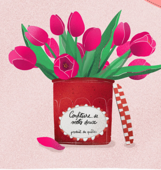 Carte de souhaits Confiture - arloca