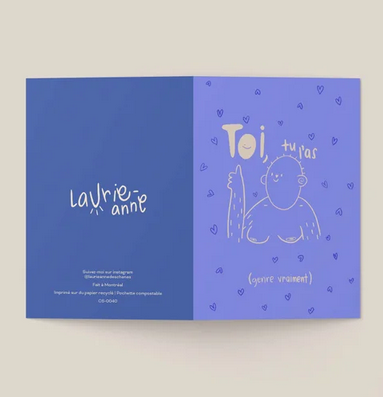 Carte de souhaits Toi et moi - arloca