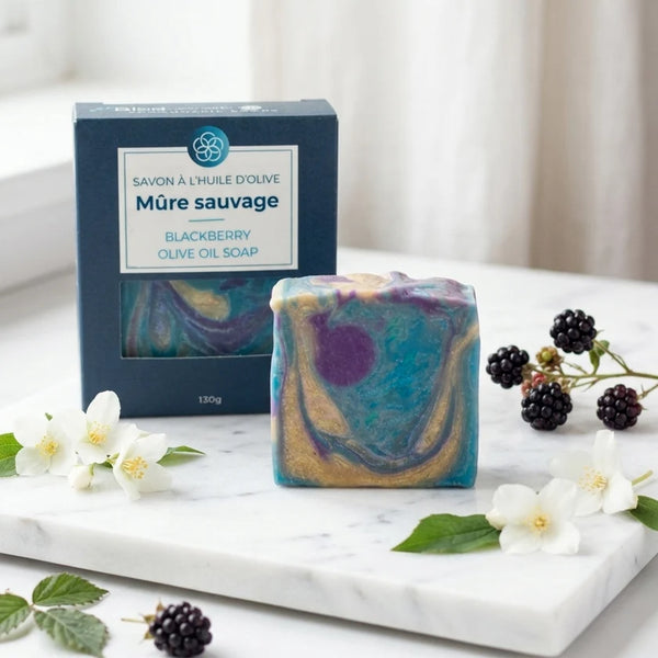 Savon artisanal Mûre sauvage