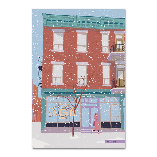 Carte postale Montréal Mile-End - arloca
