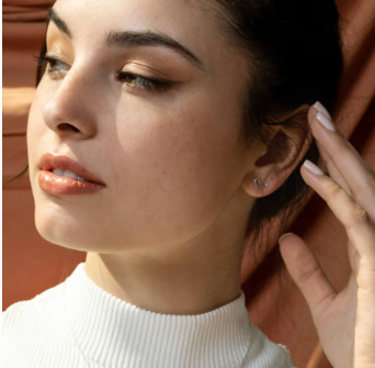Boucles d'oreilles Coeur + Coeur - arloca