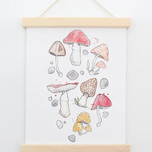 Support à affiche aimanté en pin - arloca