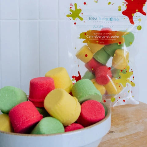 Mini bombes de bain Canneberge & poire